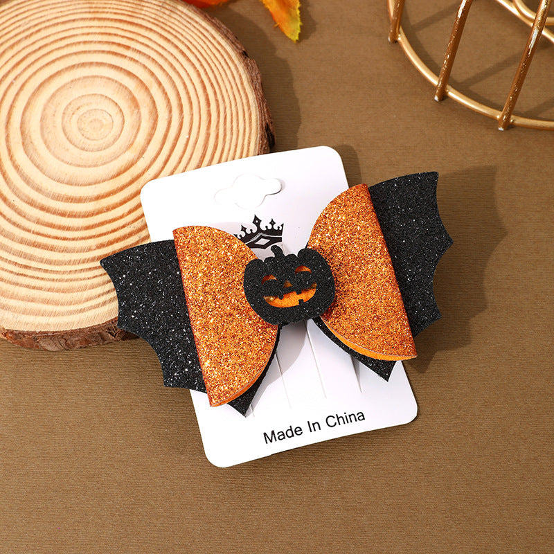 Wholesale Halloween Party Festive Atmosphere Dress Up Bow Props Hairpin